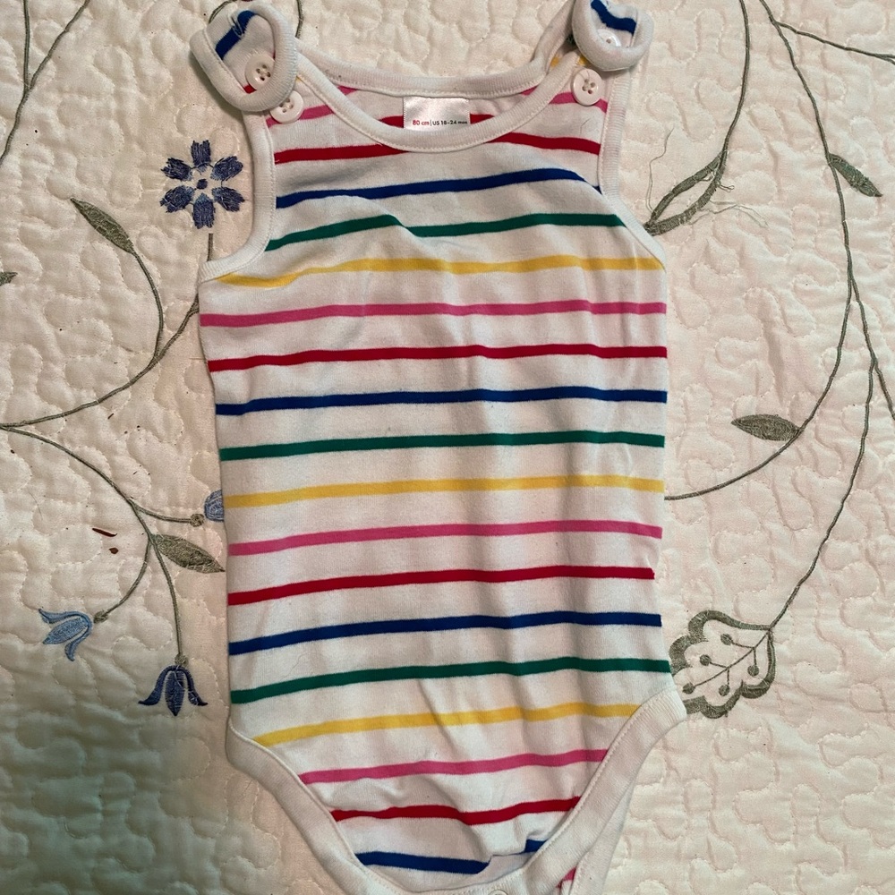 Hanna Andersson summer onesie 18-24 mo
